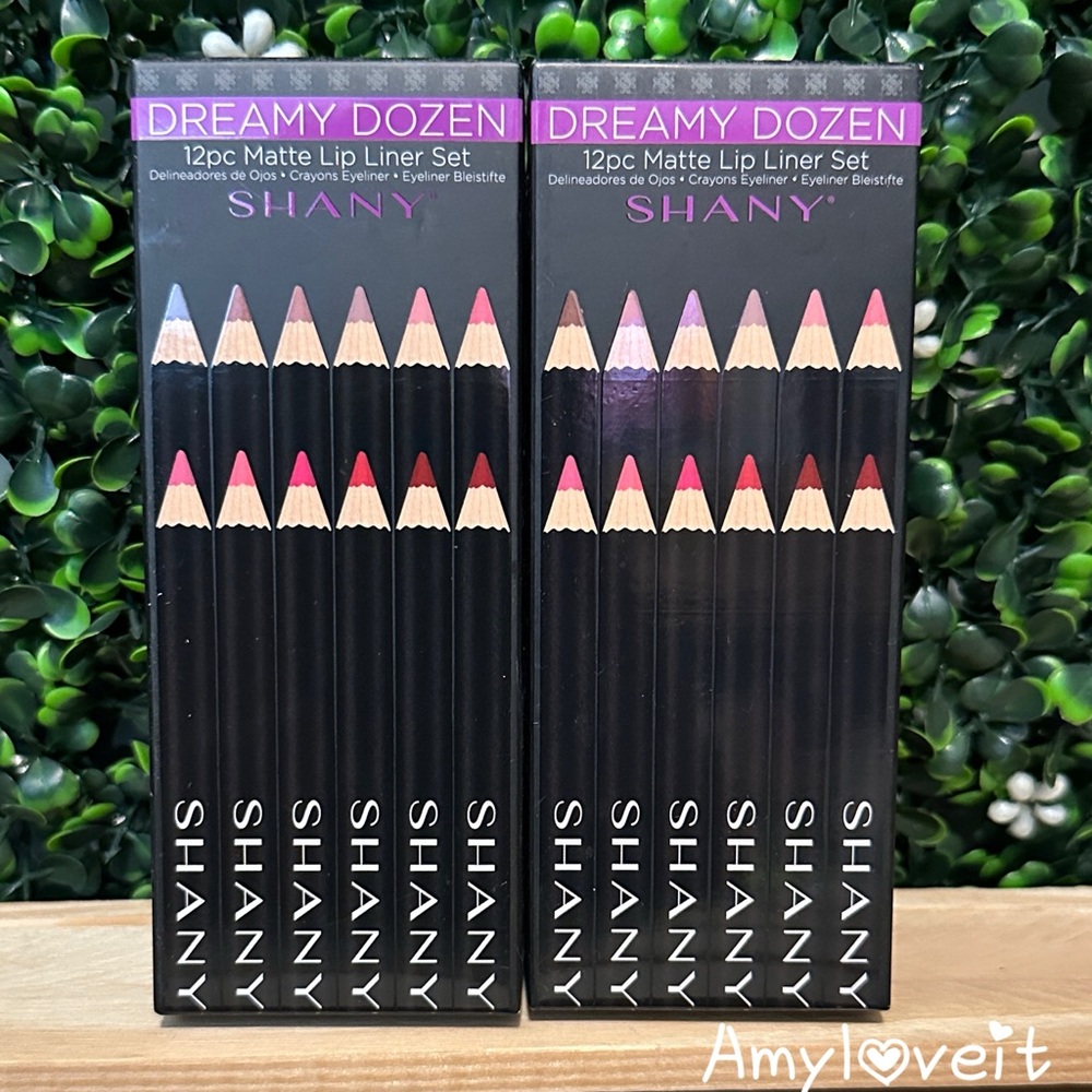 SHANY Dreamy Dozen Matte Lip Liner Set X 2 Vegan #56